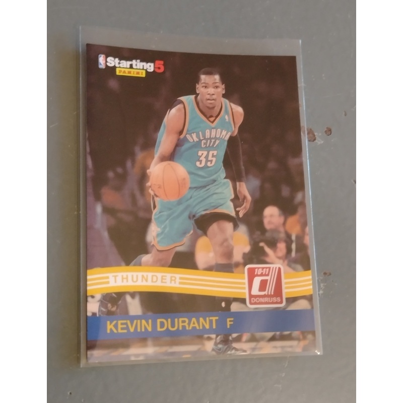 2010-11 Panini Donruss Starting 5 Kevin Durant #KD Trading Card