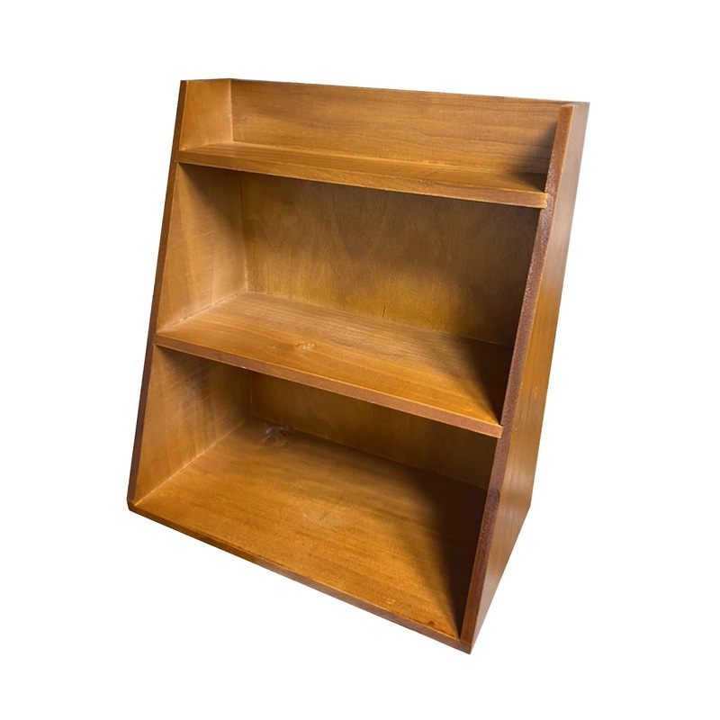 3 Tier Vintage Display Shelf Table Display Stand Wall Mounted Desk Organizer Small