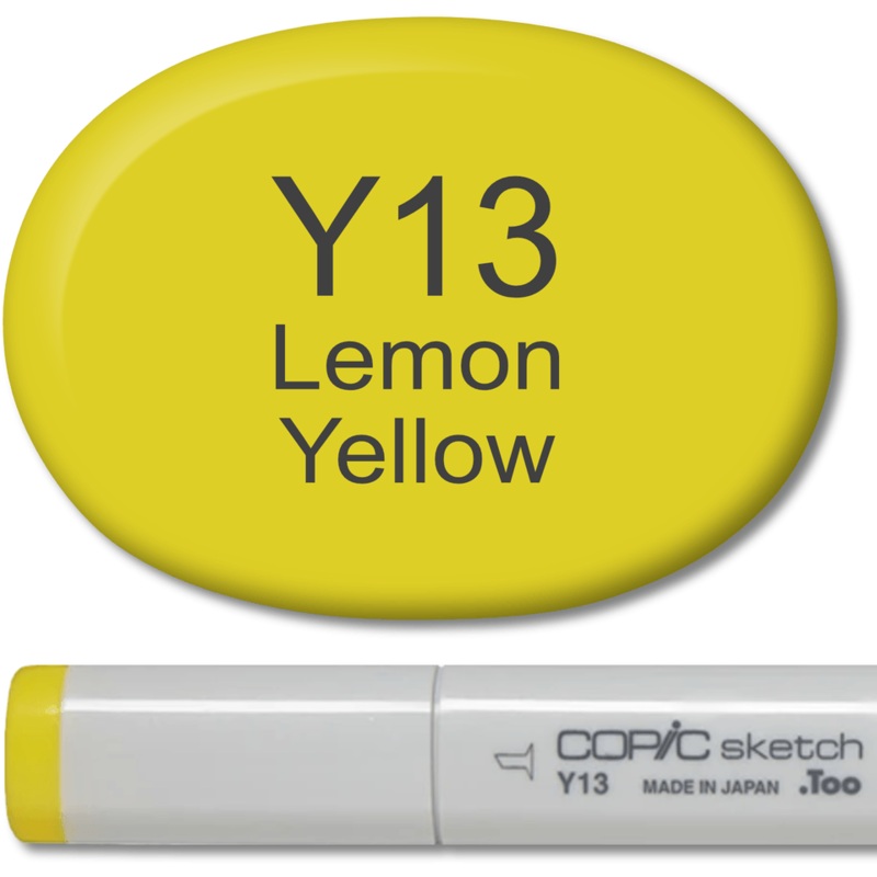 Copic Sketch Marker – Y13 Lemon Yellow