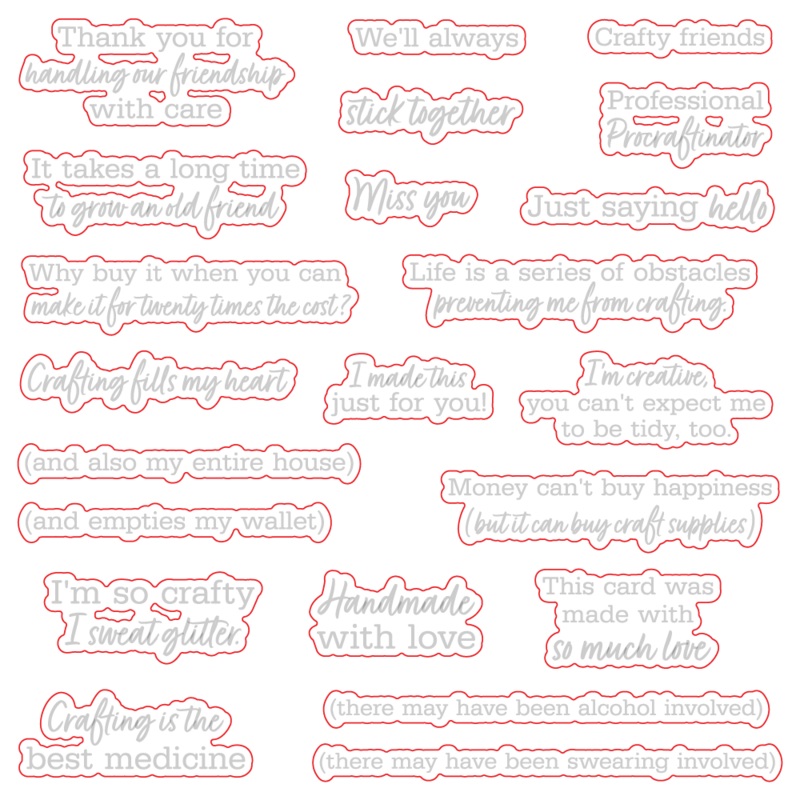 Crafty Friends – Coordinating Honey Cuts