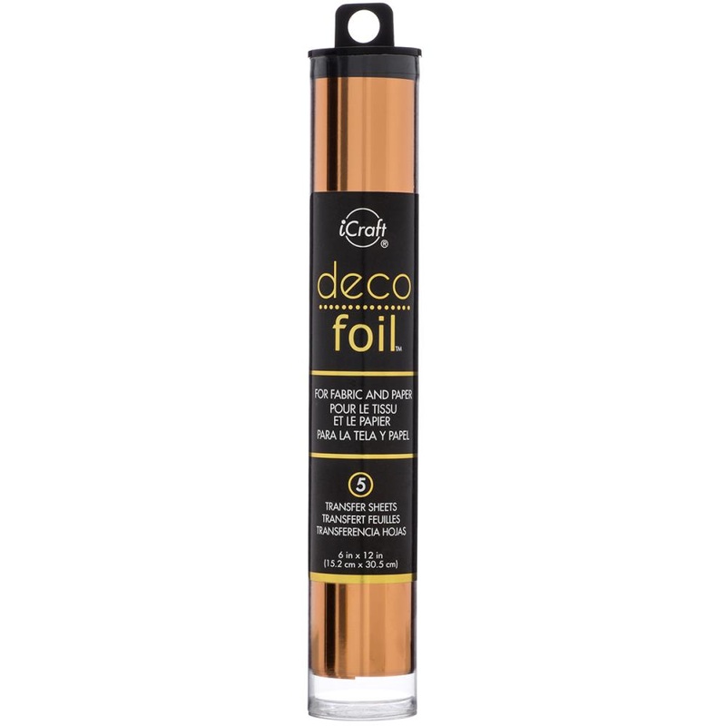 Deco Foil Transfer Sheets 6X12 5/Pkg – Copper