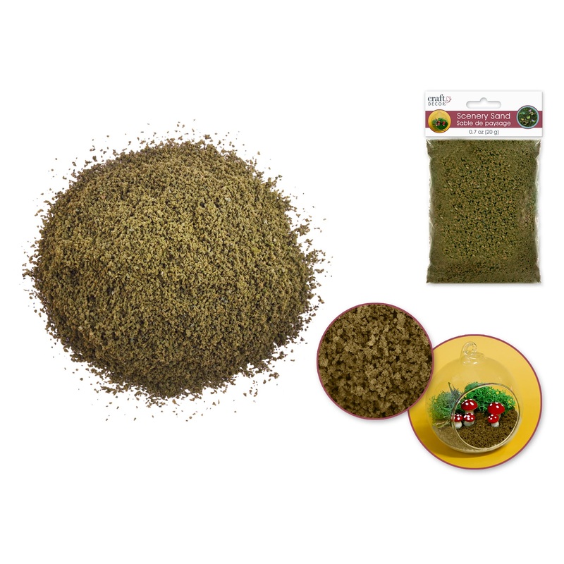Muticrafts – Craft Decor: 20g Scenery Sand Wild Moss Green