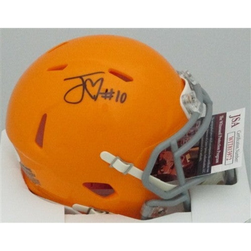 Packers 1st Round Pick JORDAN LOVE Signed Riddell Throwback Mini Helmet AUTO-JSA