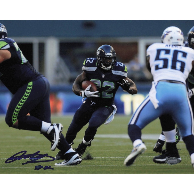 Robert Turbin Autographed Signed 8×10 Photo Seattle Seahawks MCS Holo #63356