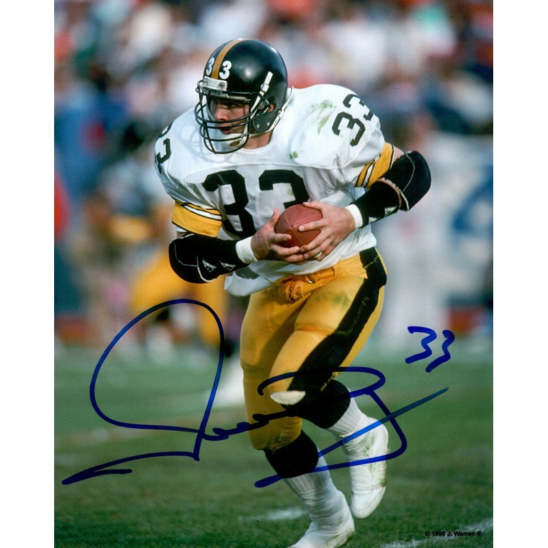 Steelers Running Back MERRILL HOGE Signed 8×10 Photo #1 AUTO