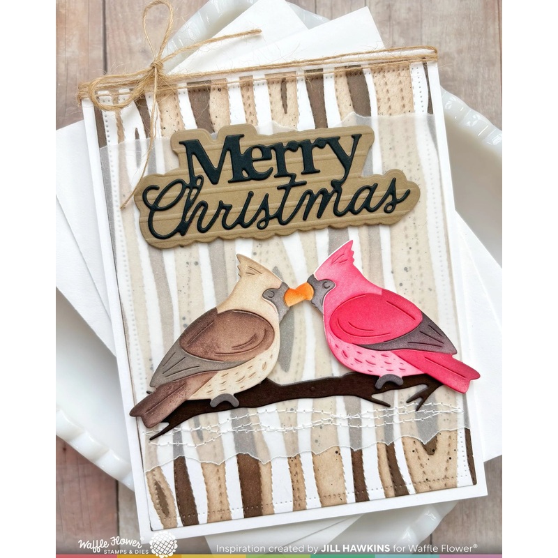 Waffle Flower – Merry Christmas Die