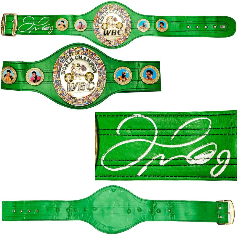 FLOYD MAYWEATHER JR. AUTOGRAPHED WBC BOXING BELT BECKETT 221652