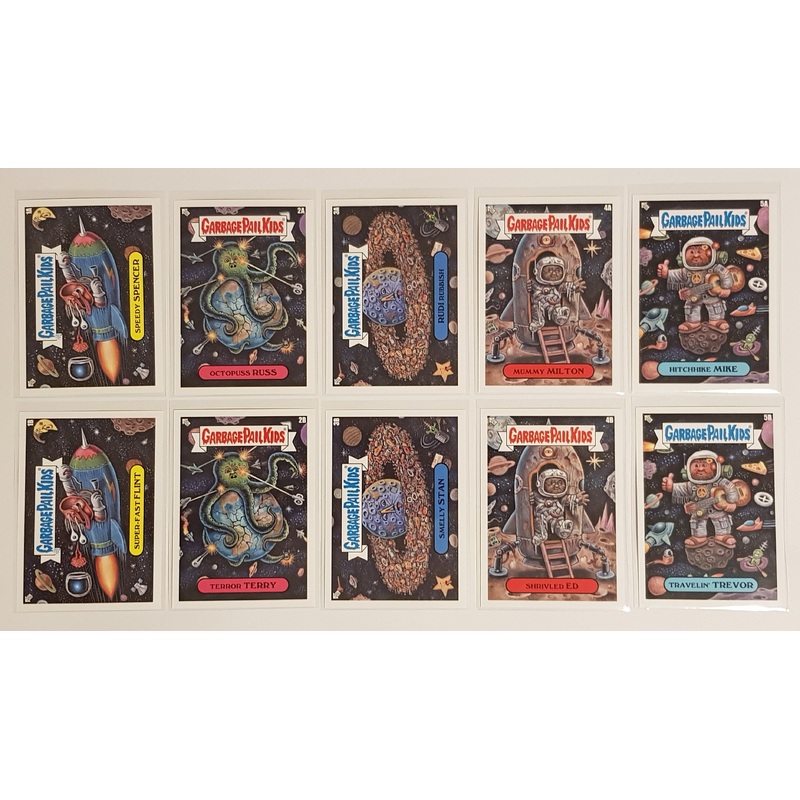Garbage Pail Kids Intergoolactic Mayhem ‘Space Farce’ Complete (10) Card Insert Set