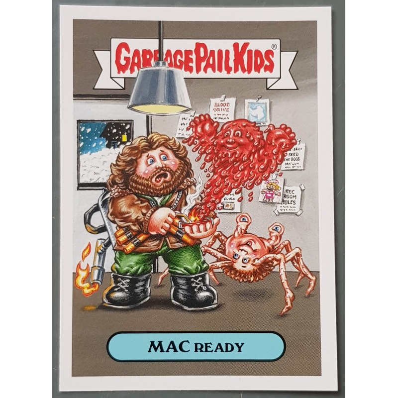 Garbage Pail Kids Oh the Horror-Ible 80s Sci-Fi #9a – Mac Ready Trading Card