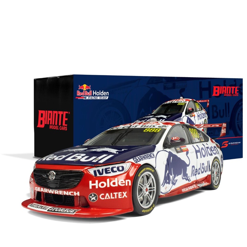 HOLDEN ZB COMMODORE – RED BULL HOLDEN RACING – JAMIE WHINCUP/CRAIG LOWNDES #888 – 2019 – RETRO LIVERY – BATHURST 1000 – 4th place – 1:18 Scale Diecast Model Car