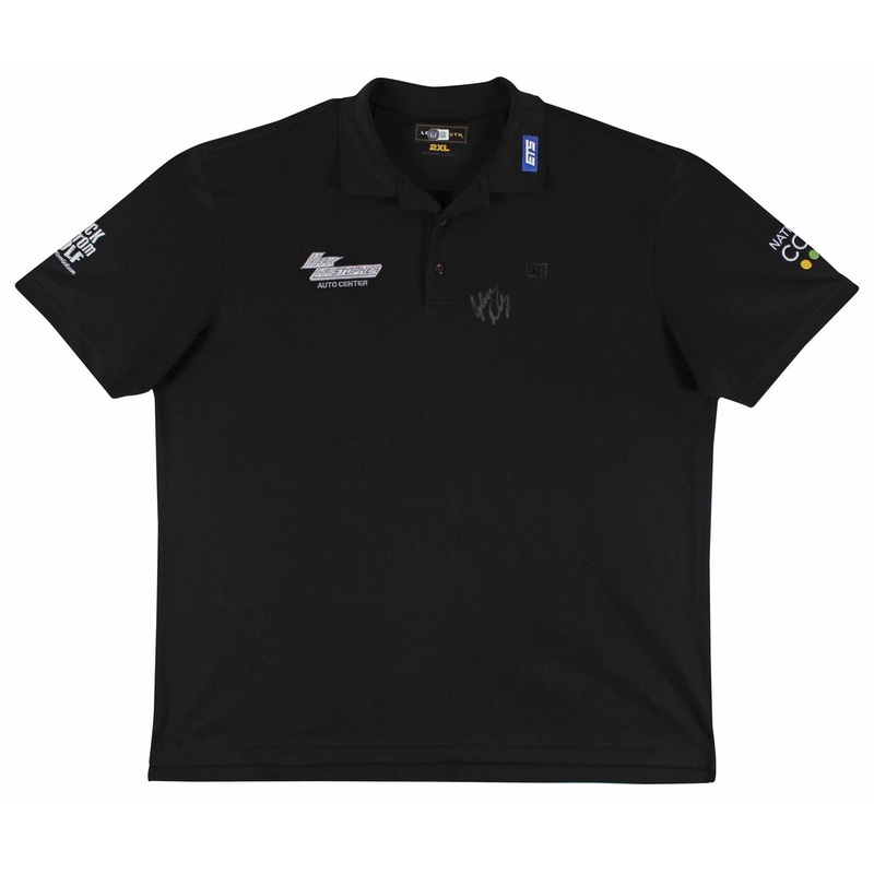 John Daly Authentic Signed Match Worn Black Loudmouth Polo Shirt BAS #BK84773