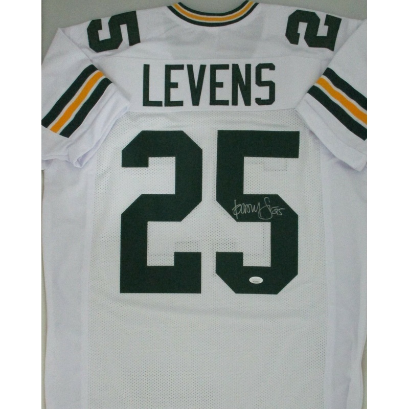 Packers SB Champ DORSEY LEVENS Signed Custom Replica White Jersey AUTO – JSA