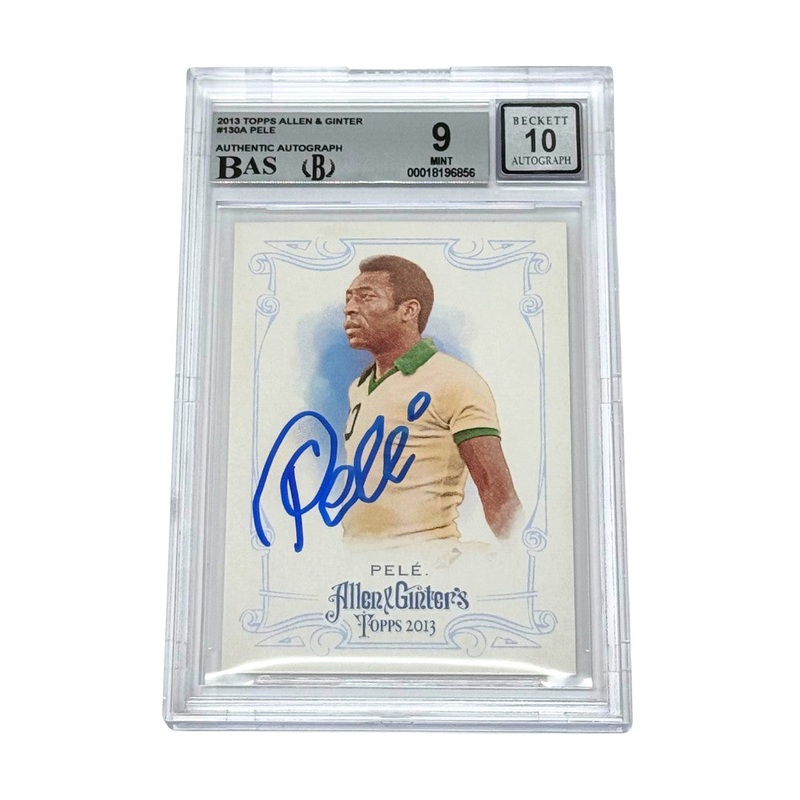 Pele Signed 2013 Topps Allen & Ginter’s – BGS 9 AUTO 10