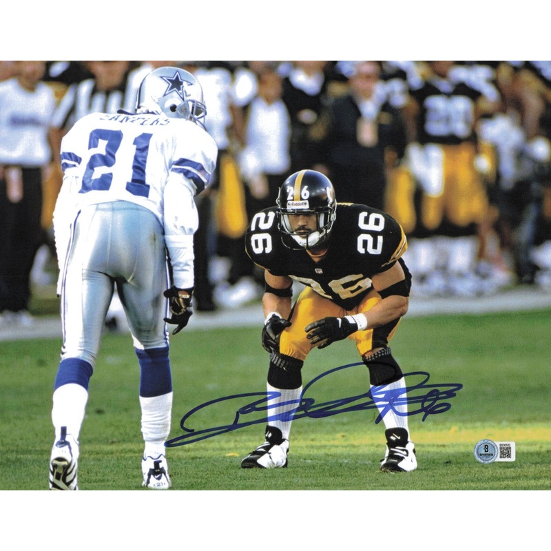 Rod Woodson Autographed 11×14 Photo Pittsburgh Steelers Beckett BAS QR #BS30532