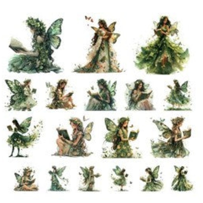 Simply Stated – Forest Fairy Tales Book Fairies Ephemera