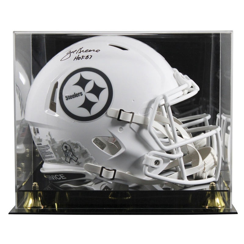 Steelers Joe Greene HOF Signed STS III F/S Speed Proline Helmet W/ Case BAS W