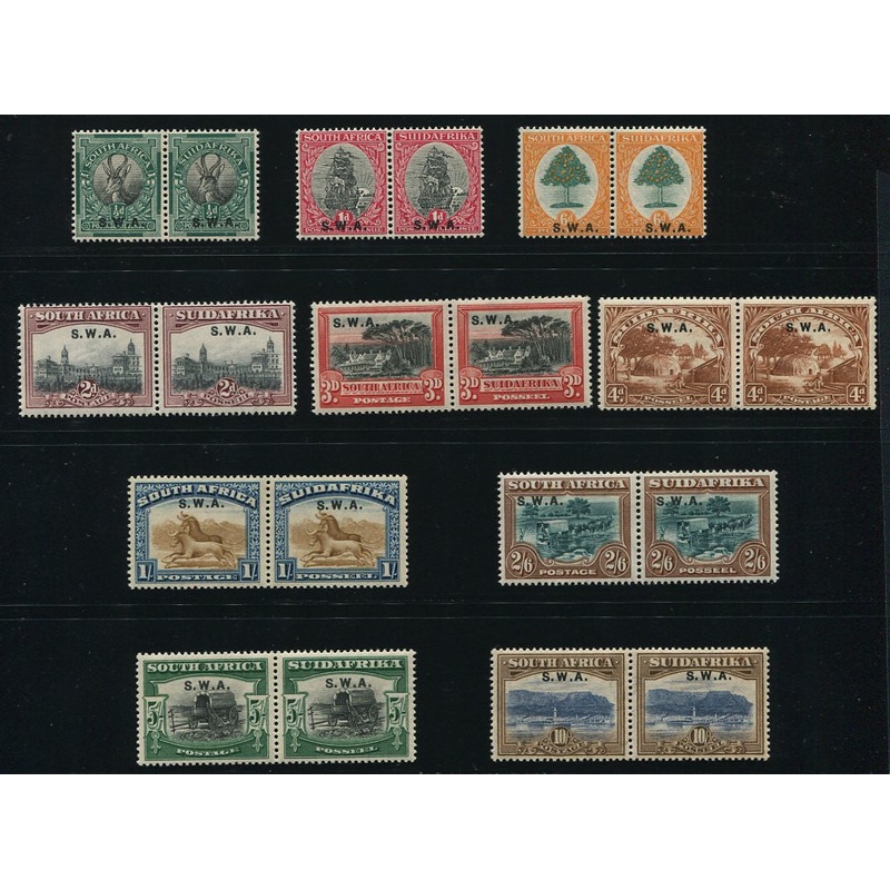 SWA 1927-1930 LONDON PICTORIALS MNH – SACC 81/90