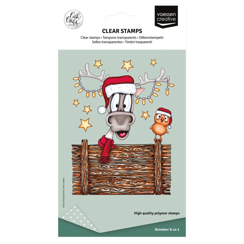Vaessen Creative – Clear Stamps Reindeer & Co 1 14pcs