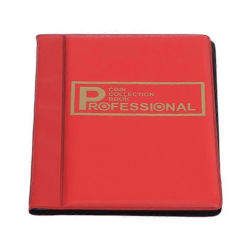 120 Grid Mini Coin Album Coin Vertical Coin Collection Album Commemorative Coin Storage Album