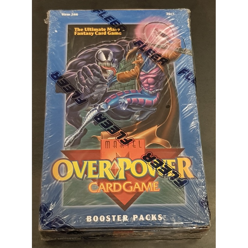 1995 Marvel OverPower Trading Card Game Sealed Booster Box