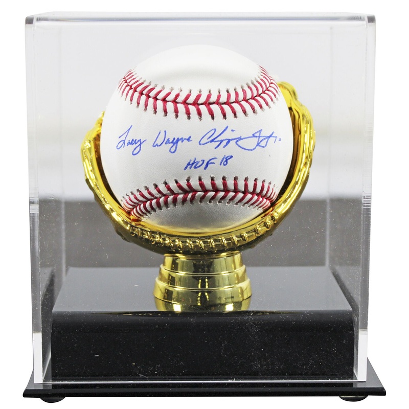 Braves Larry Wayne Chipper Jones Jr. HOF 18 Authentic Signed Oml Baseball w/