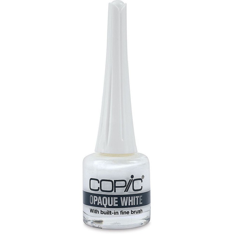Copic Opaque White Pigment, 6ml Bottle with Brush