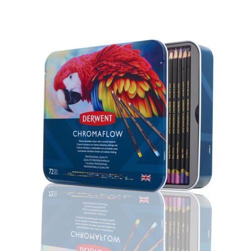 Derwent Chromaflow Pencil Sets, 72-Pencil Set