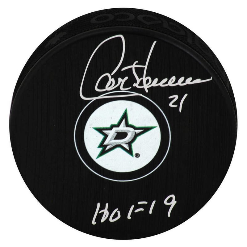 Guy Carbonneau Signed Dallas Stars Hockey Puck w/HOF’19 – (SCHWARTZ COA)