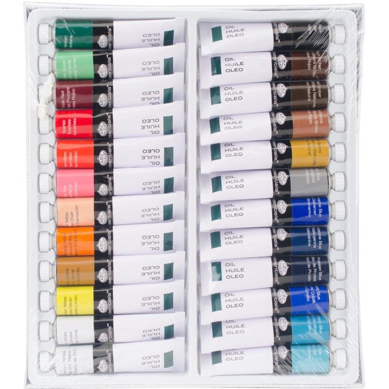 Oil Paints 21ml 24/Pkg Assorted Colors