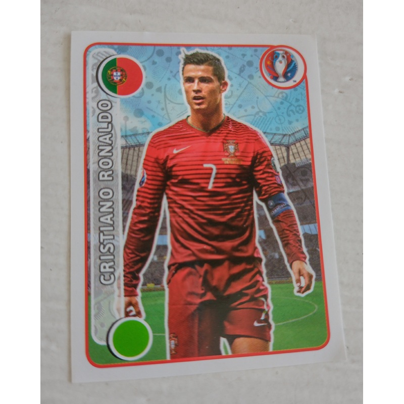 Panini UEFA Euro 2016 France Cristiano Ronaldo #597 Sticker