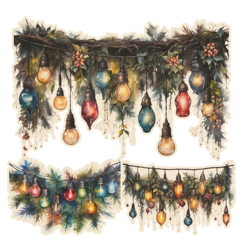 Simply Stated – Christmas Chalet Borders Ephemera