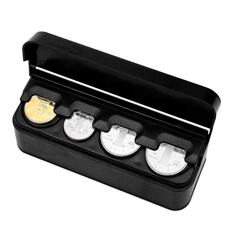 Universal Car Coin Holder for Cup Holder Sort Penny, Quarter, Dime, Nickels