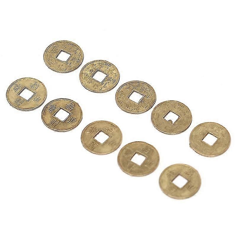 100pcs Feng Shui Coins Ancient Chinese I Ching Coins For Health Wealth Charm_x000D_