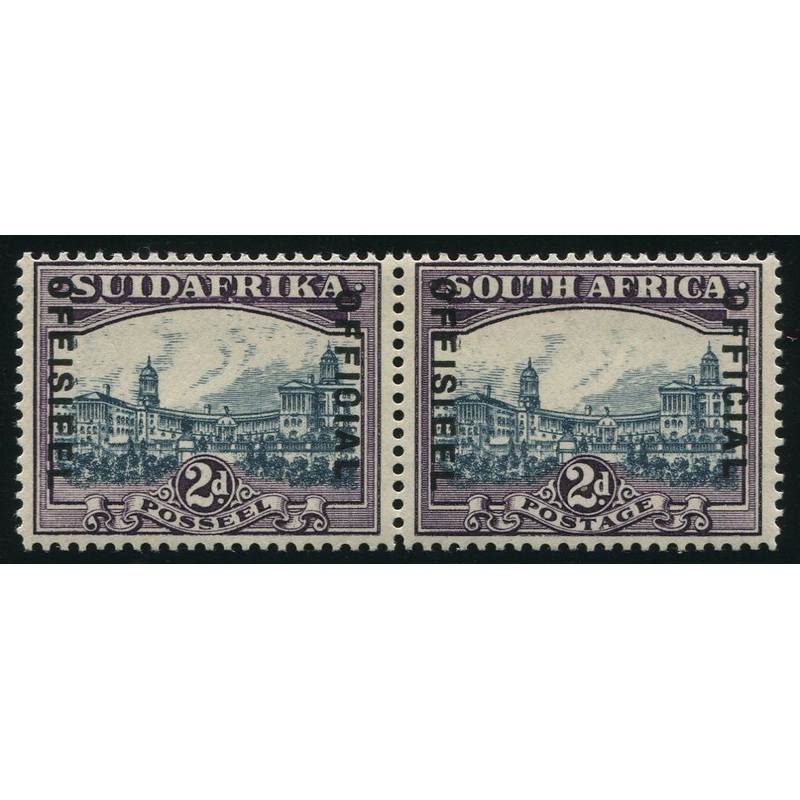1930-1947 2d OFFICIAL BLUE & VIOLET MINT -SACC O15a