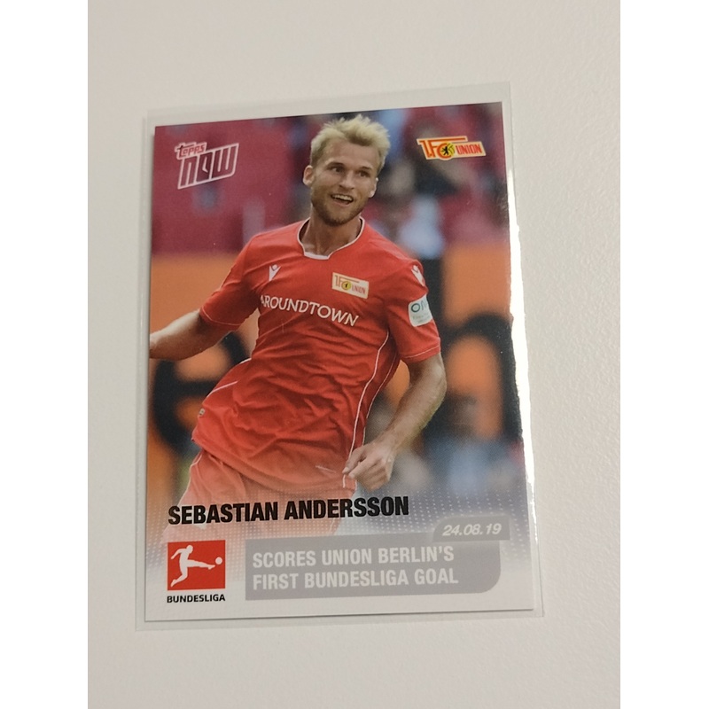 2019-20 Topps Now Bundesliga #8 Sebastian Andersson Trading Card