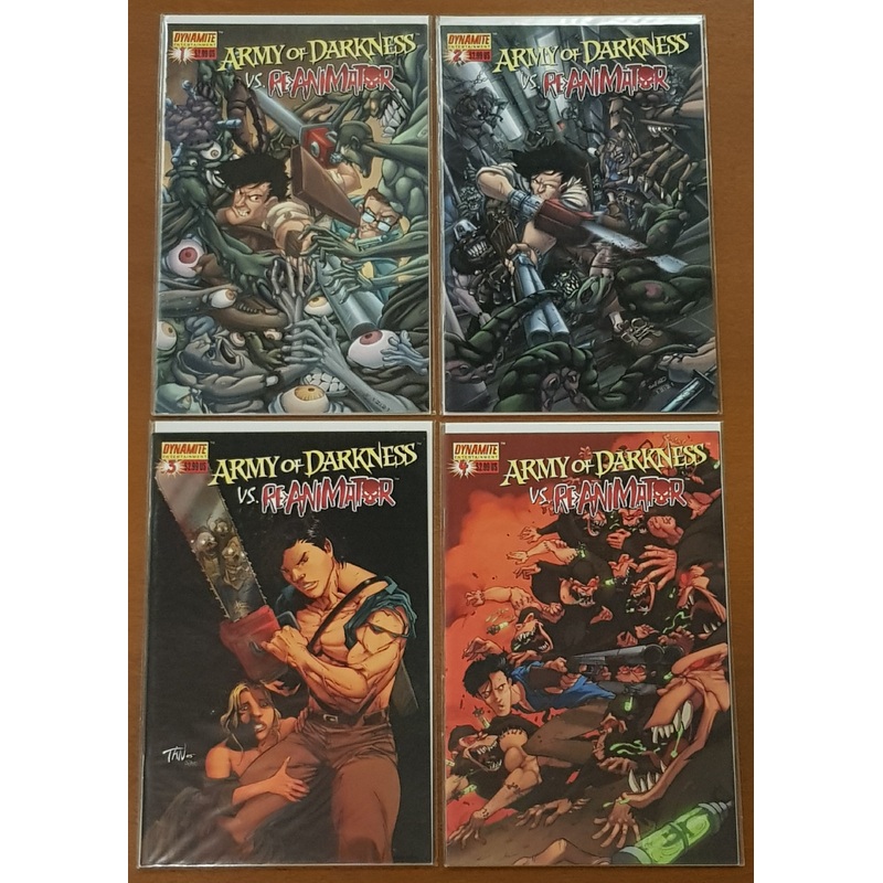 Army of Darkness vs Re-Animator #1-4 VF/NM Complete Set