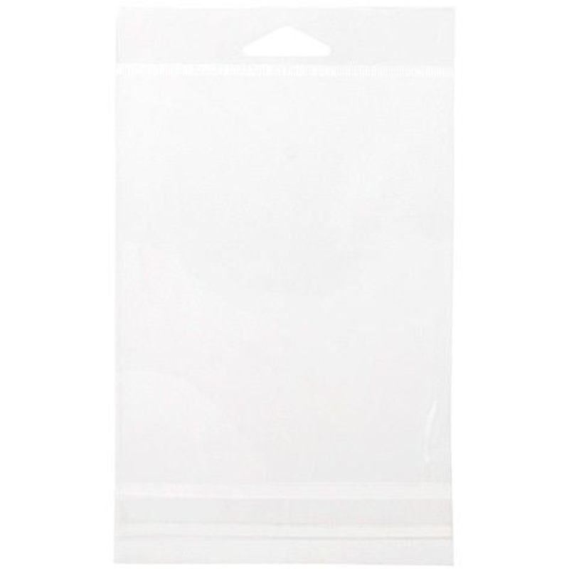 ClearBags Crystal Clear Hanging Bags, 4 5/8 x 5 3/4 + Flap