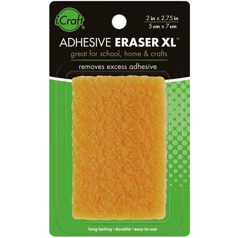 iCraft Adhesive Eraser XL – Picks Up Adhesive Like Magic