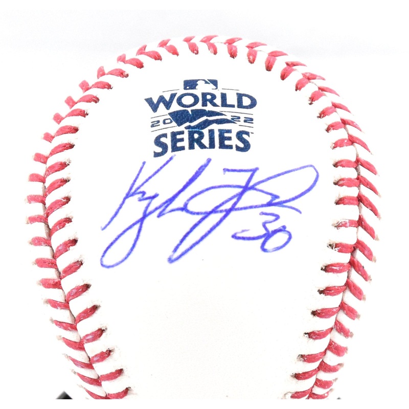 Kyle Tucker Autographed Rawlings World Series OML Baseball – Beckett W Hologram