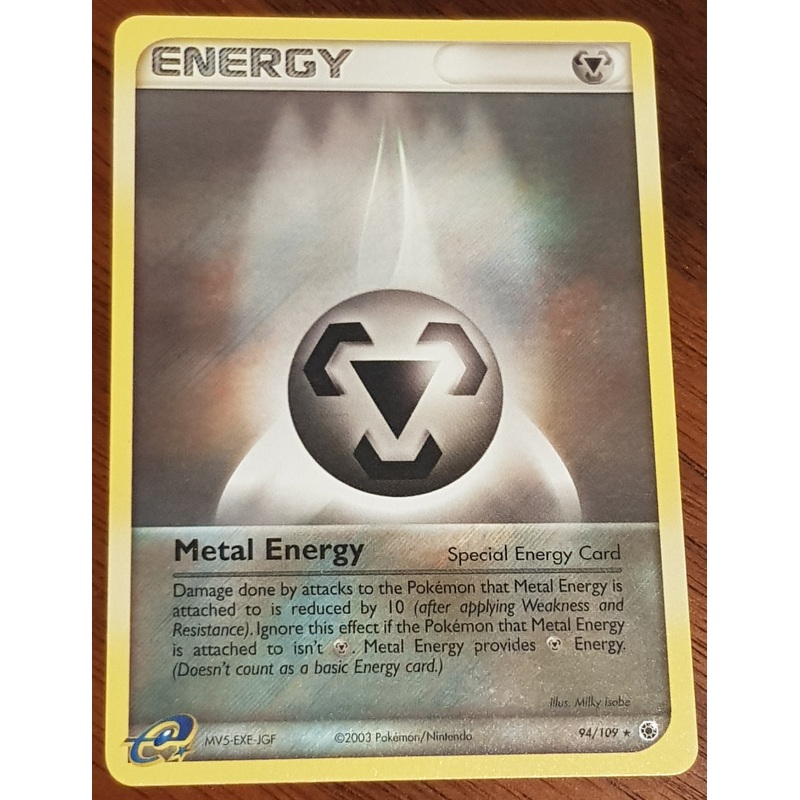 Pokemon EX Ruby and Sapphire Metal Energy #94/109 Non-Holo Trading Card