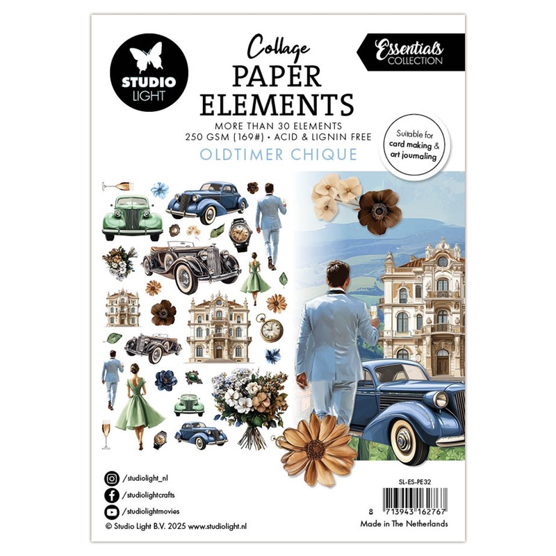 Studio Light Essentials Paper Elements Oldtimer Chique