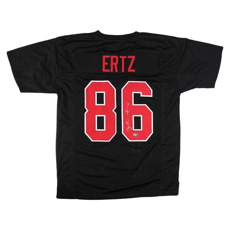 Zach Ertz Signed Stanford Custom Black Jersey