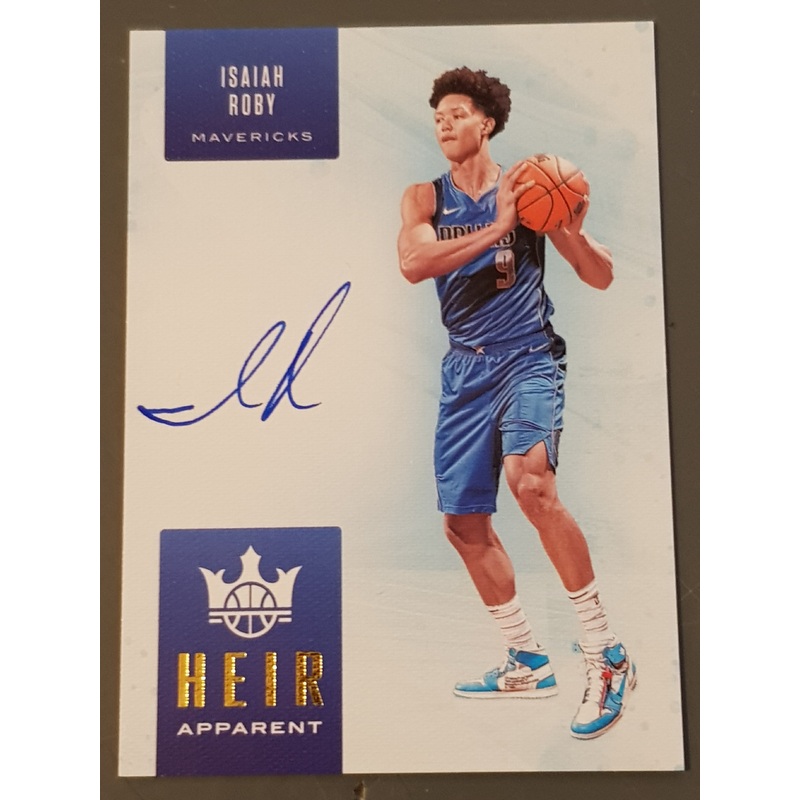 2019-20 Panini Court Kings Heir Apparent Isaiah Roby #HA-IRO Autograph Trading Card