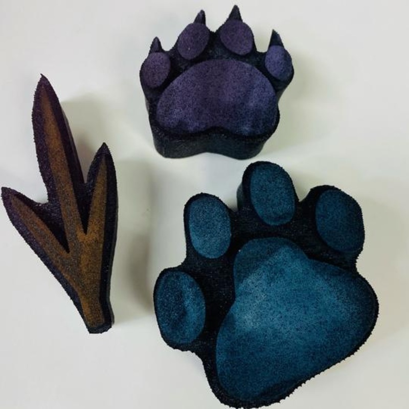 ArtFoamies Kae Pea | Animal Tracks | Foam Stamps – Set of 3