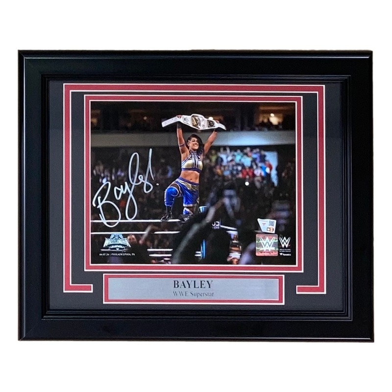 Bayley Signed Framed 8×10 WWE Wrestlemania XL Photo Fanatics