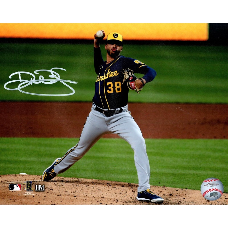 Brewers DEVIN WILLIAMS Signed 8×10 Photo #2 AUTO – 2020 NL Rookie of the Year