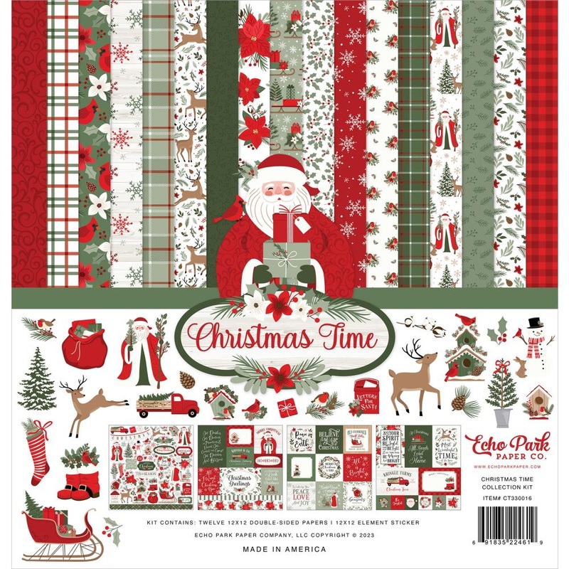 Echo Park Collection Kit 12X12 Christmas Time