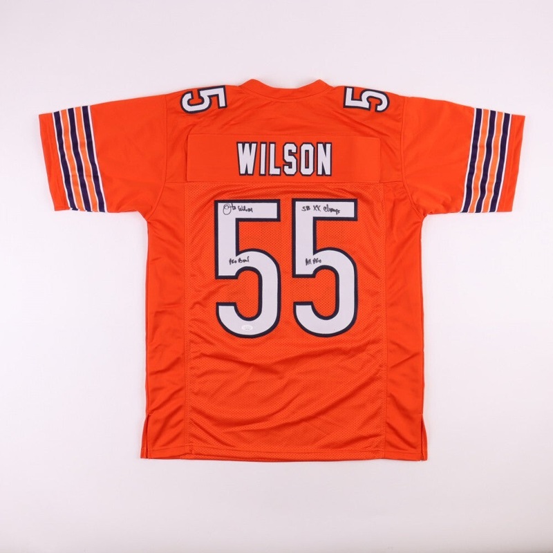 Otis Wilson Signed Chicago Bears Jersey Inscribed SB XX Champs & Pro Bowl(JSA)