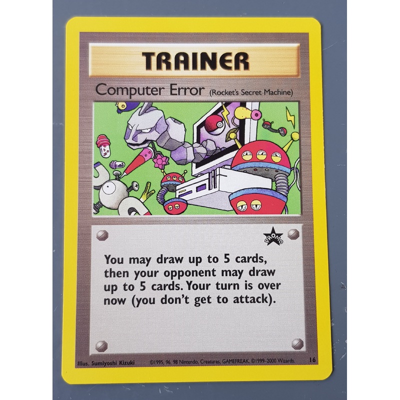 Pokemon Computer Error Black Star Promo #16 Trading Card