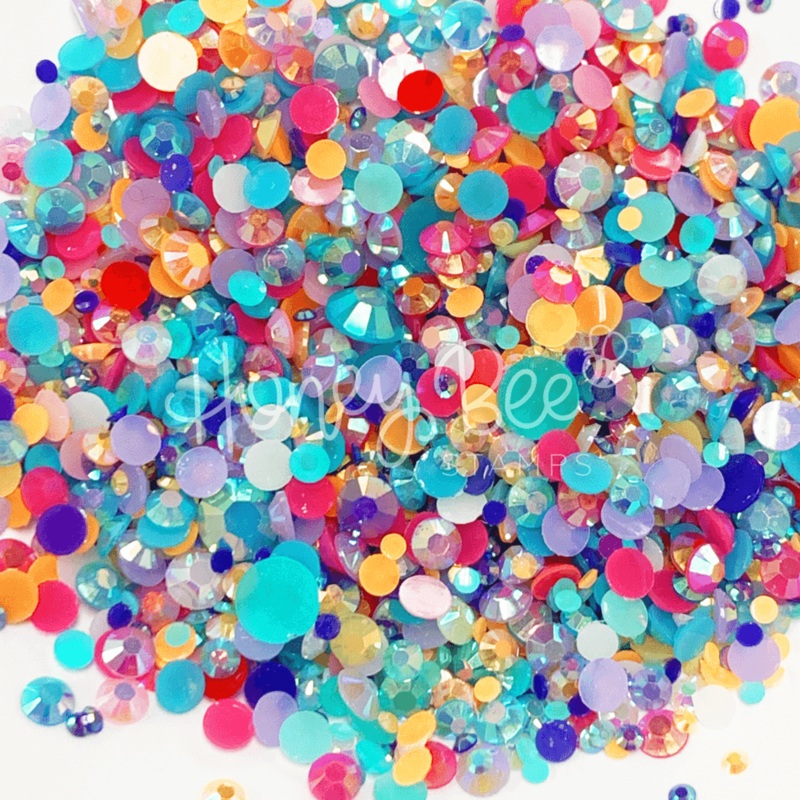 Unicorn – Rainbow Rhinestone Mix